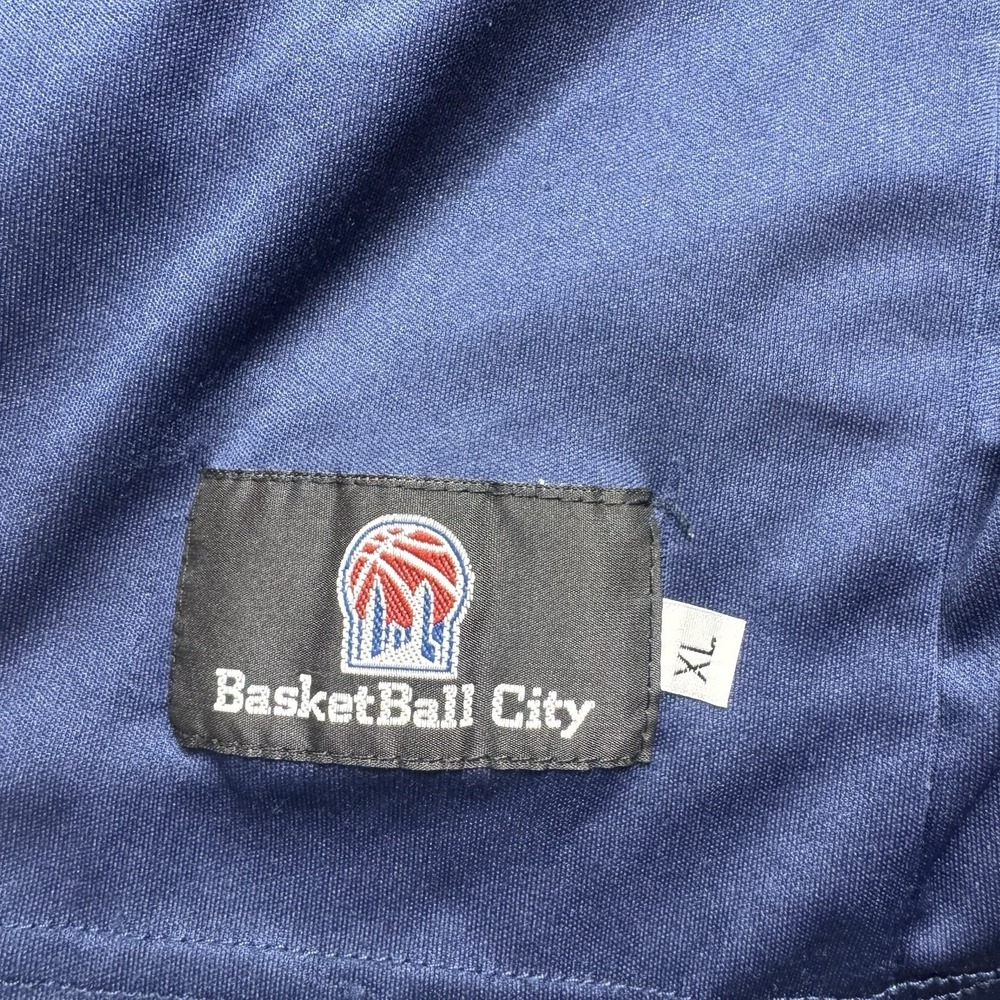 BasketBall City Reversible Basketball Jersey Men's XL #41 Navy Blue - Picture 3 of 6